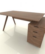 houten bureau op maat